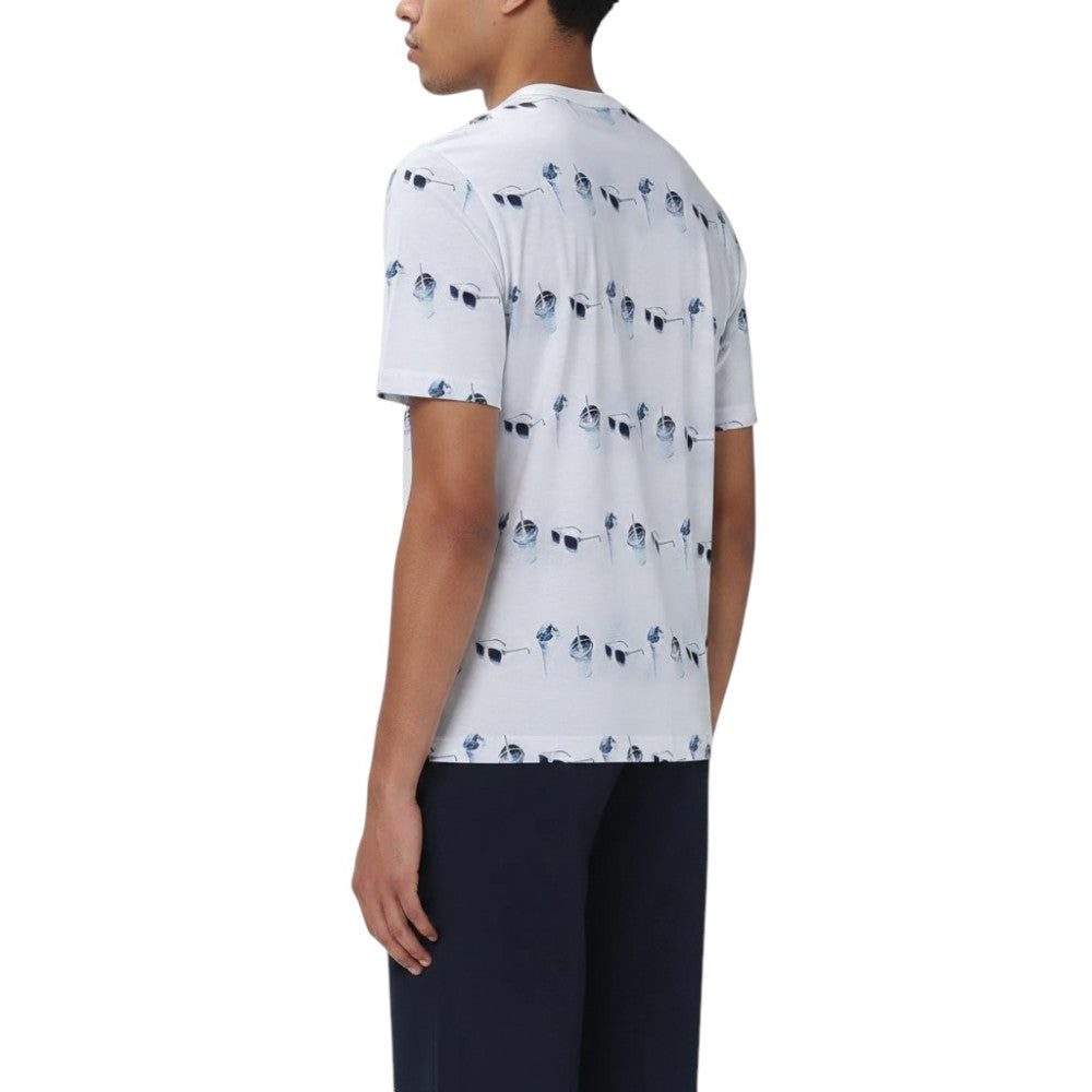White Crew Neck T-Shirt 3