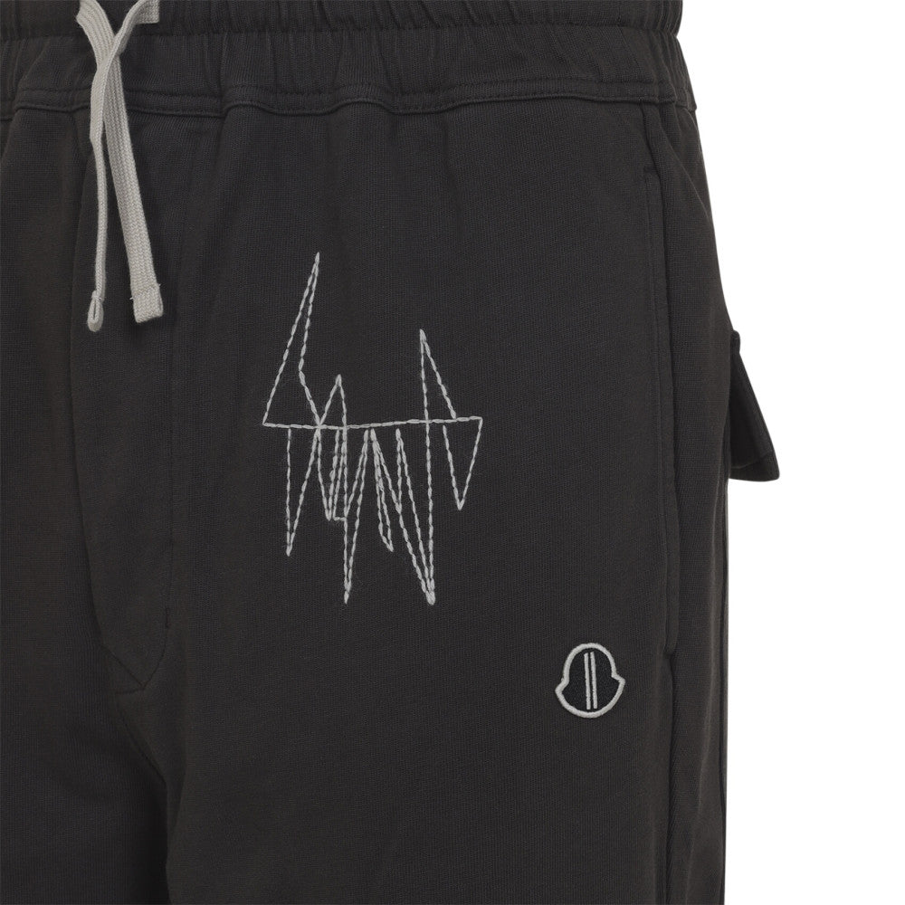 Black Relaxed Drawstring Pants 3