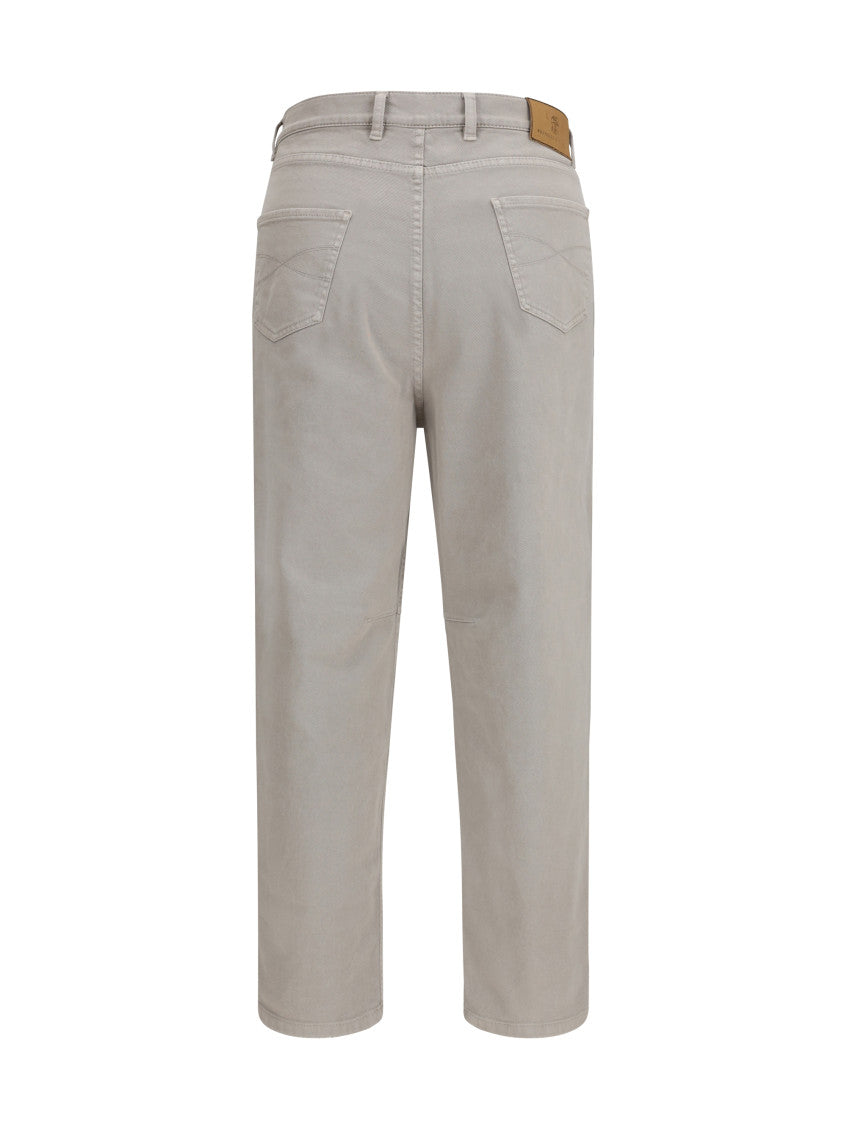 Grey Mid Rise Jeans 2