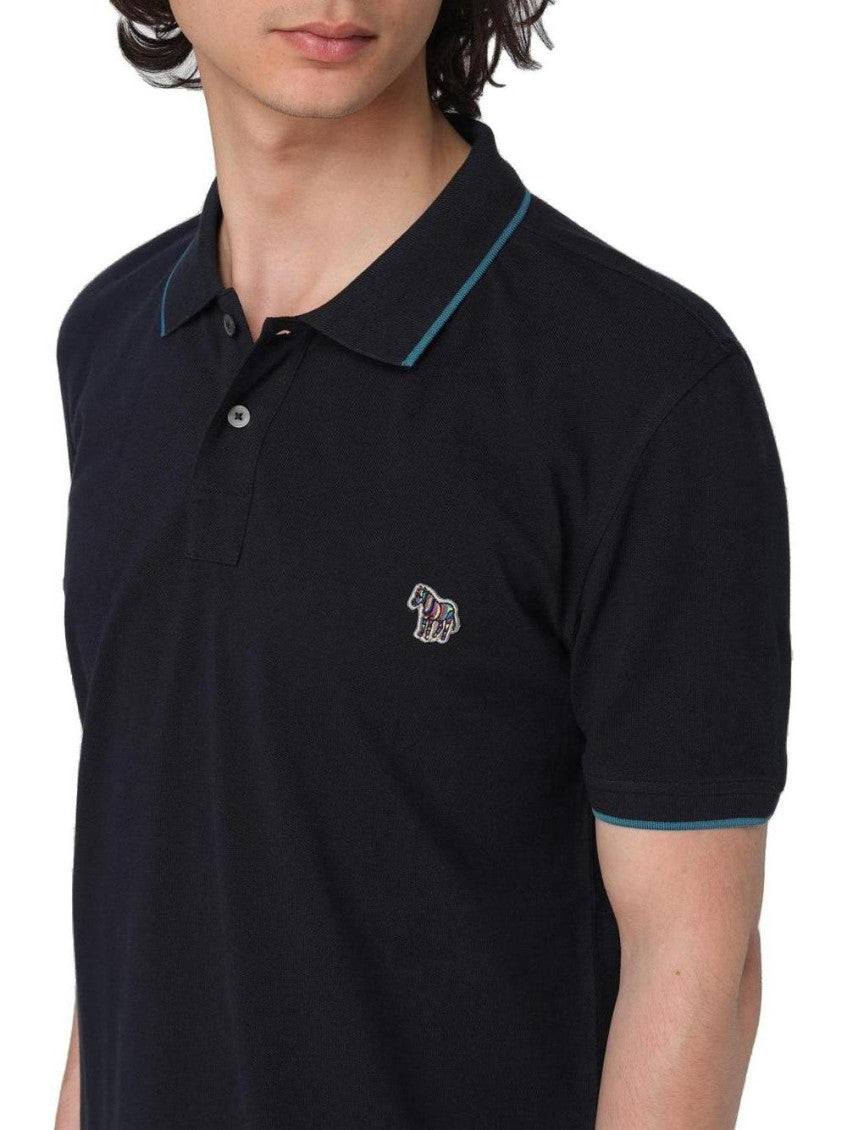 Navy Blue Logo Polo 3