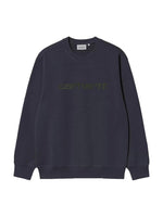 Navy Blue Logo Sweatshirt 1