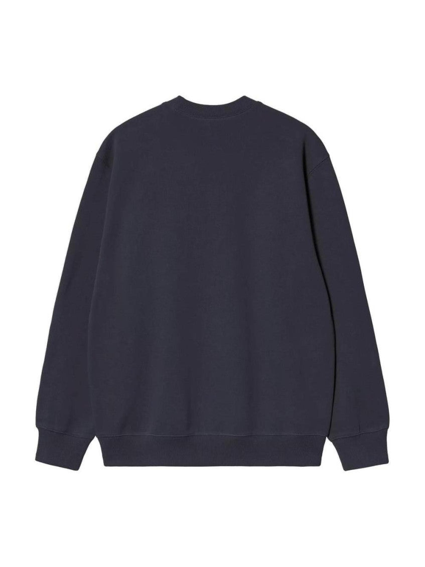 Navy Blue Logo Sweatshirt 3