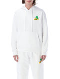 White Graphic Regular Hoodie 1
