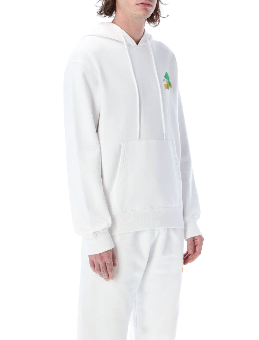 White Graphic Regular Hoodie 2