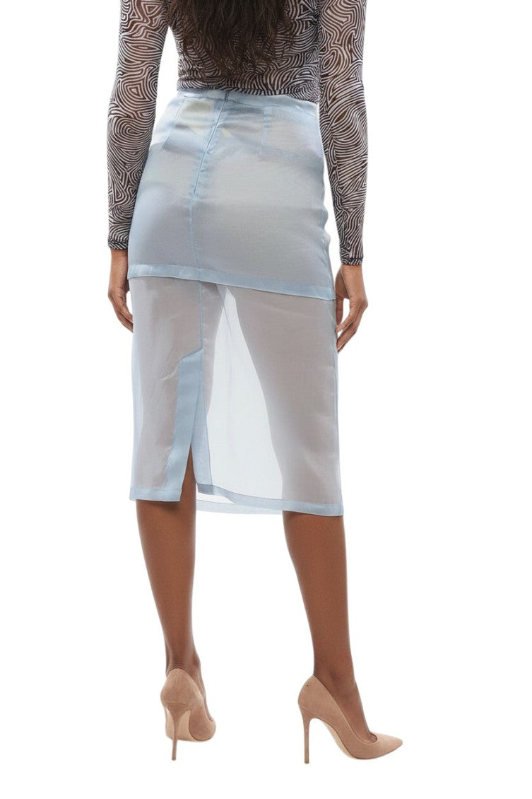 Light Blue Regular Skirt 2