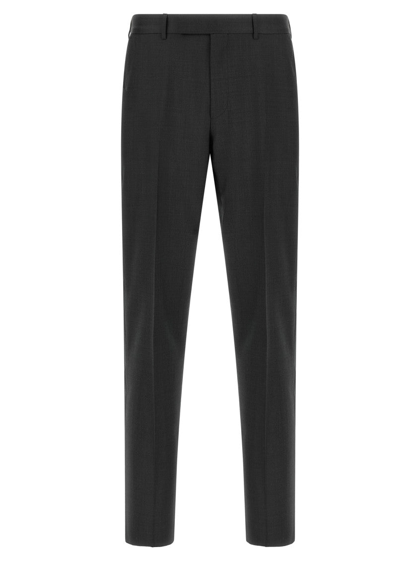 Dark Grey Notched Lapel Suit 4
