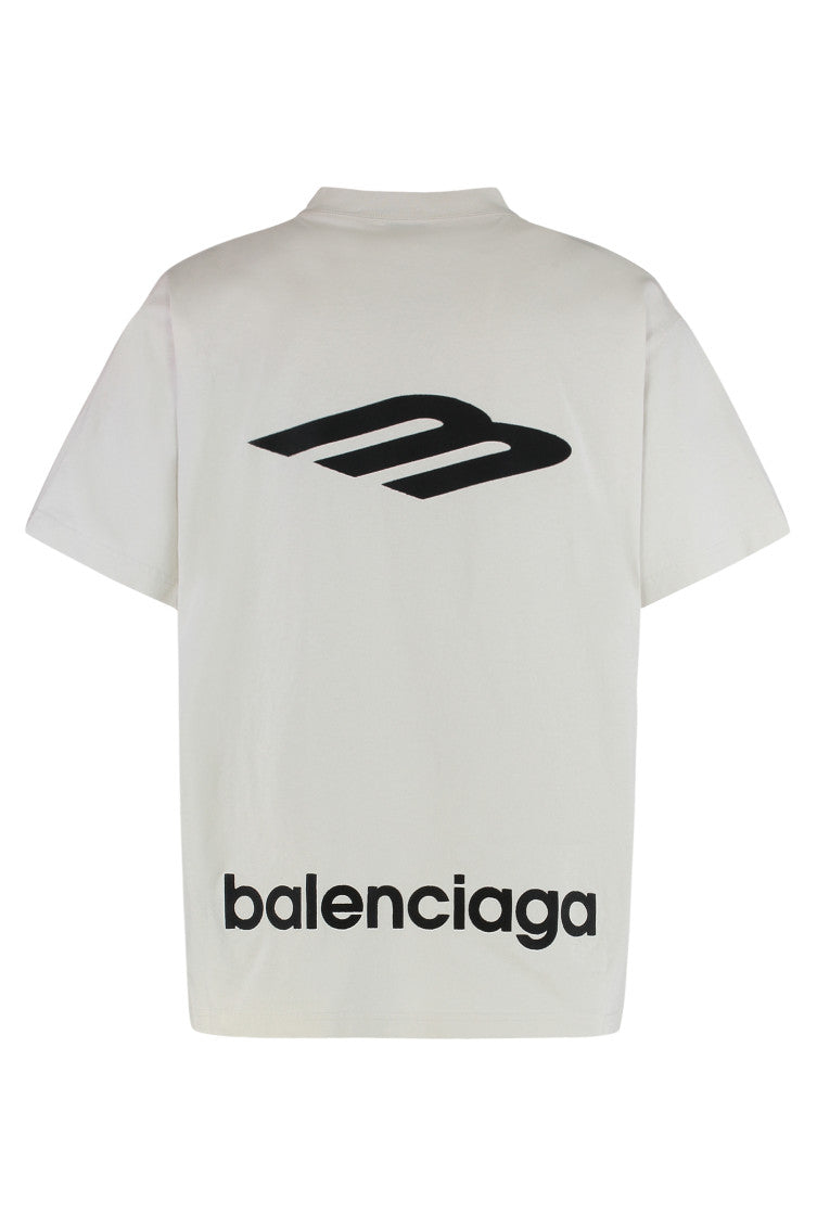 White Crew Neck T-Shirt 2