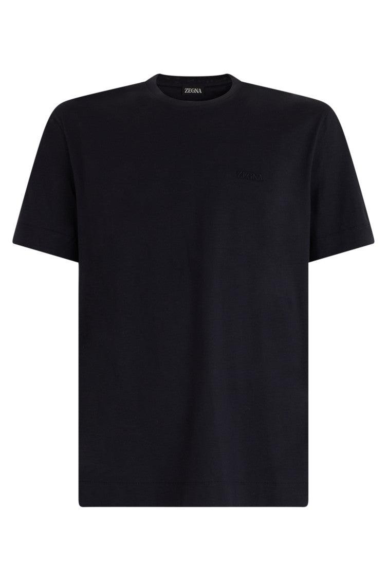 Black Crew Neck T-Shirt 1