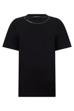 Black Crew Neck T-Shirt 1