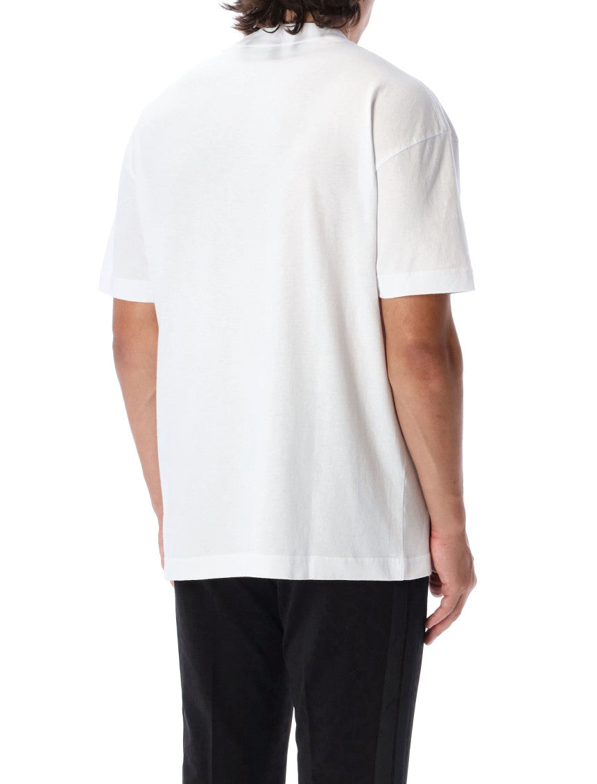 White Crew Neck T-Shirt 3