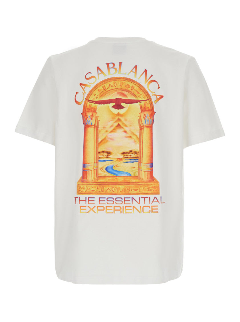 White Crew Neck T-Shirt 2