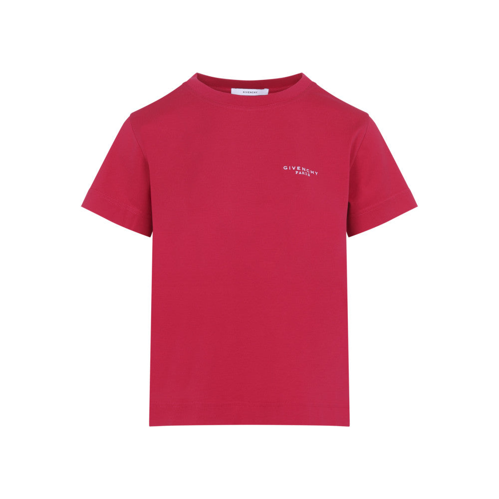 Dark Pink Crew Neck T-Shirt 1