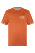 Orange Crew Neck T-Shirt 1