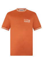 Orange Crew Neck T-Shirt 1