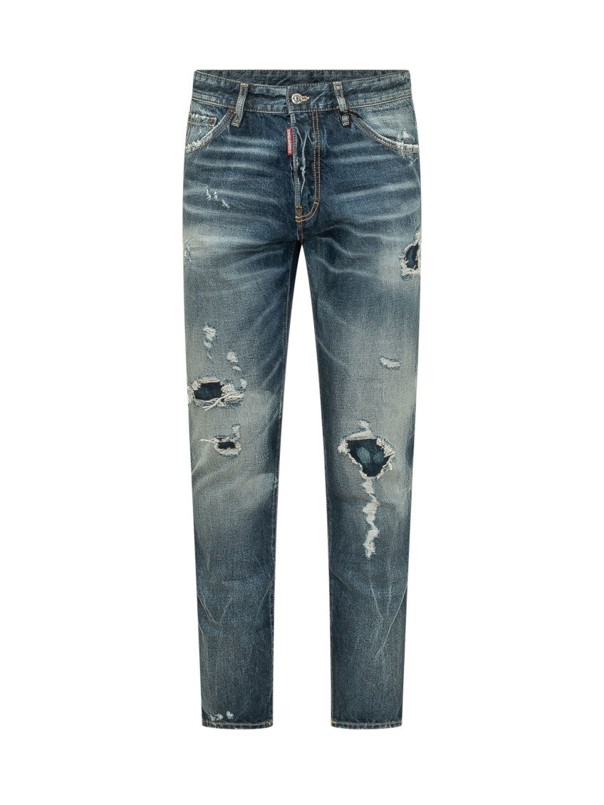 Blue Mid Rise Jeans 1