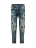 Blue Mid Rise Jeans 1