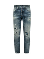 Blue Mid Rise Jeans 1