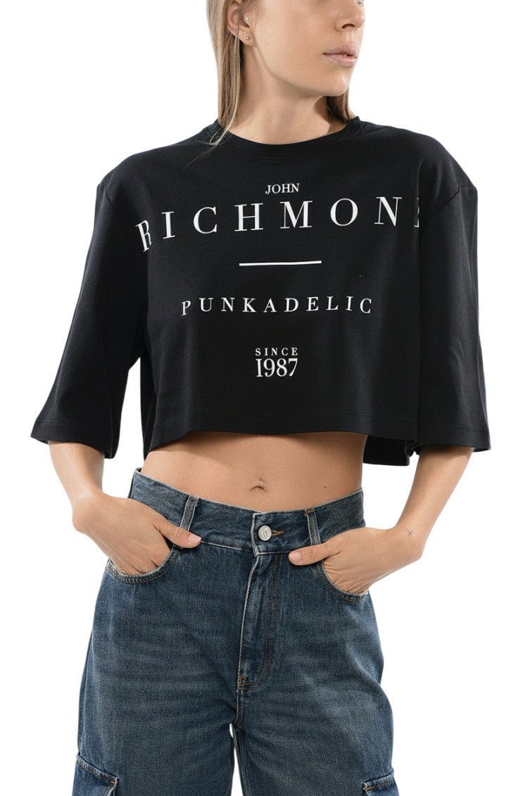 Black Crew Neck T-Shirt 1