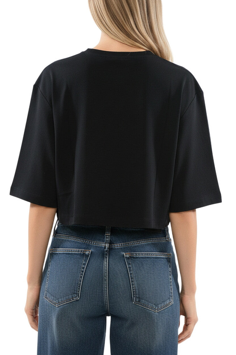 Black Crew Neck T-Shirt 2