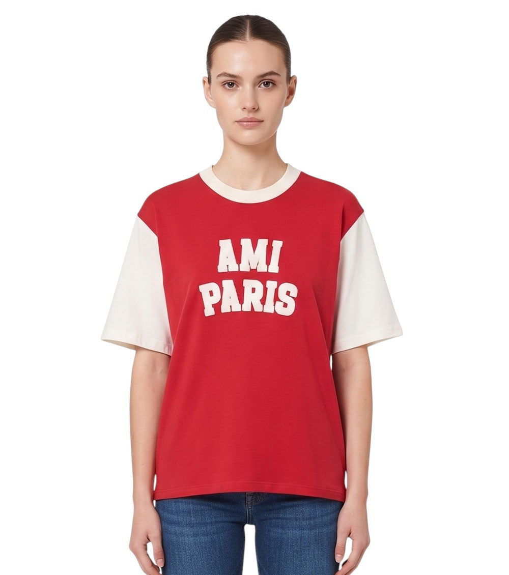 Red Crew Neck T-shirt 1