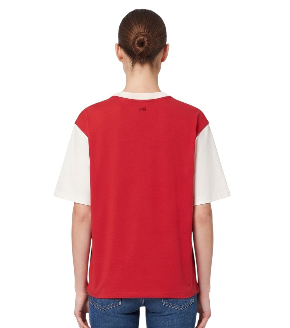 Red Crew Neck T-shirt 2