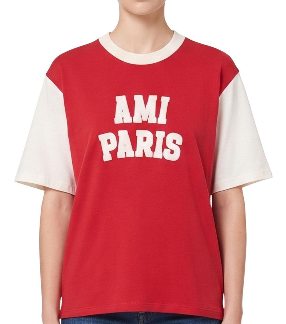 Red Crew Neck T-shirt 3