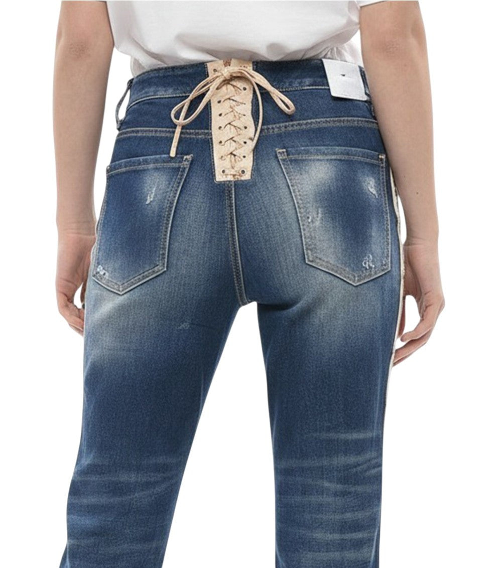 Dark Blue High Rise Jeans 4