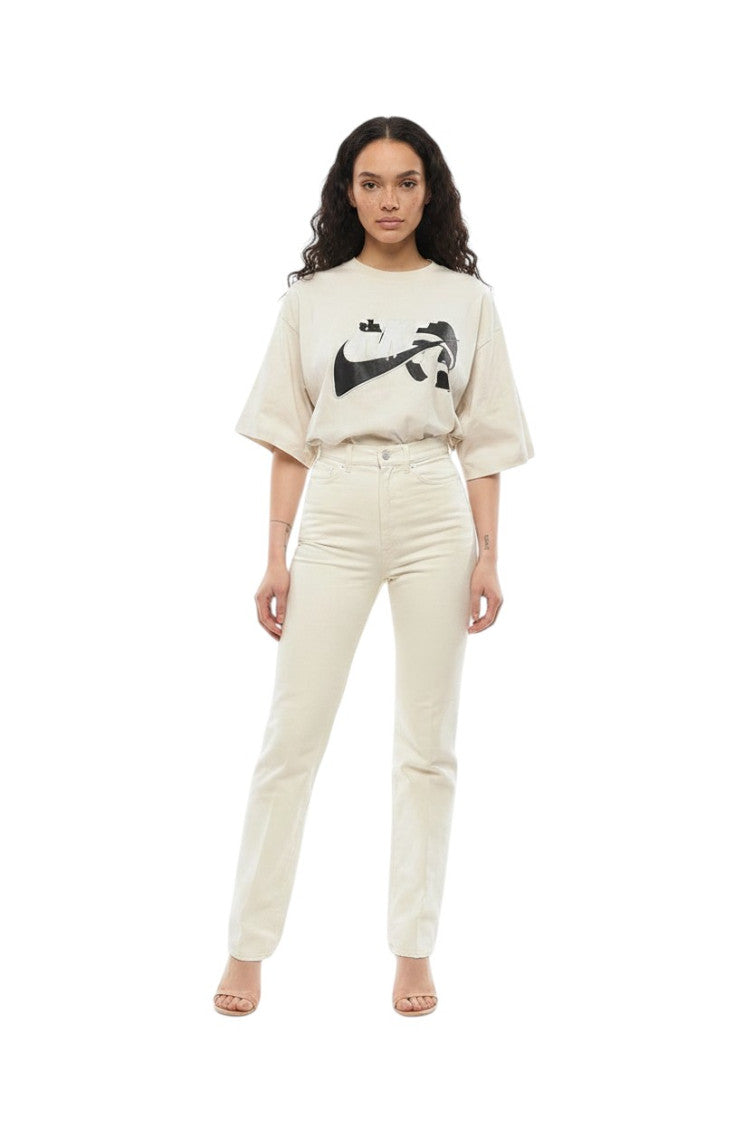 Off White High Rise Jeans 1