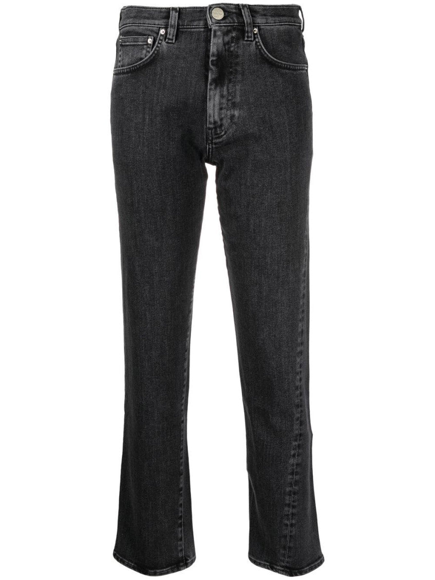 Grey Denim cotton jeans 1