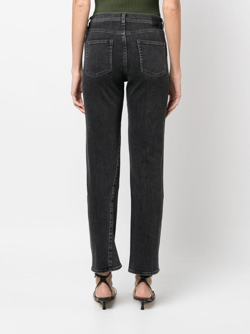 Grey Denim cotton jeans 2