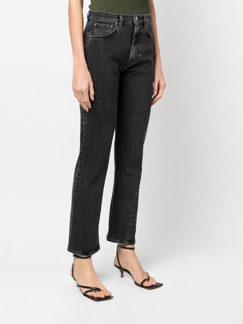 Grey Denim cotton jeans 5