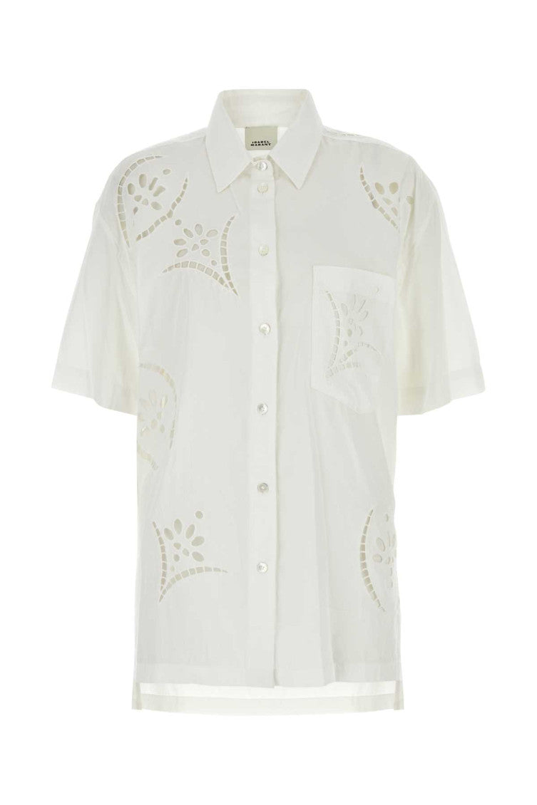 White modal blend Bilya shirt 1