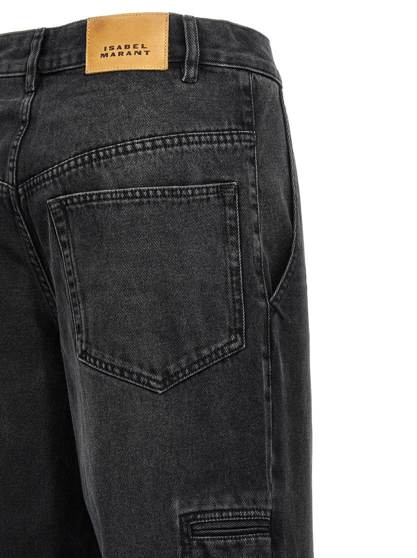 Black Cargo Jeans 4