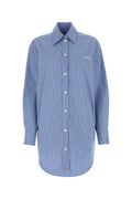 Blue Embroidered Poplin Cylvany Shirt 1