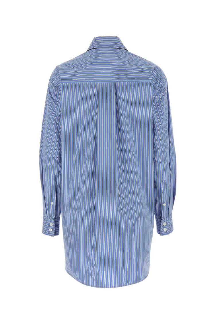 Blue Embroidered Poplin Cylvany Shirt 2