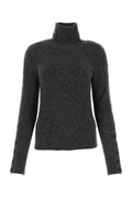 Anthracite nylon blend Malo sweater  1