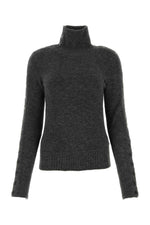 Anthracite nylon blend Malo sweater  1