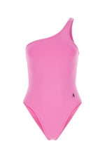 Pink stretch nylon swimsuit 1