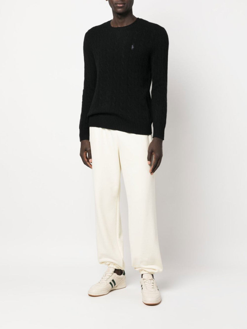 Black Embroidered Logo Sweater 2