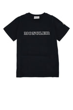 Kids Navy Blue Logo T-Shirt 1