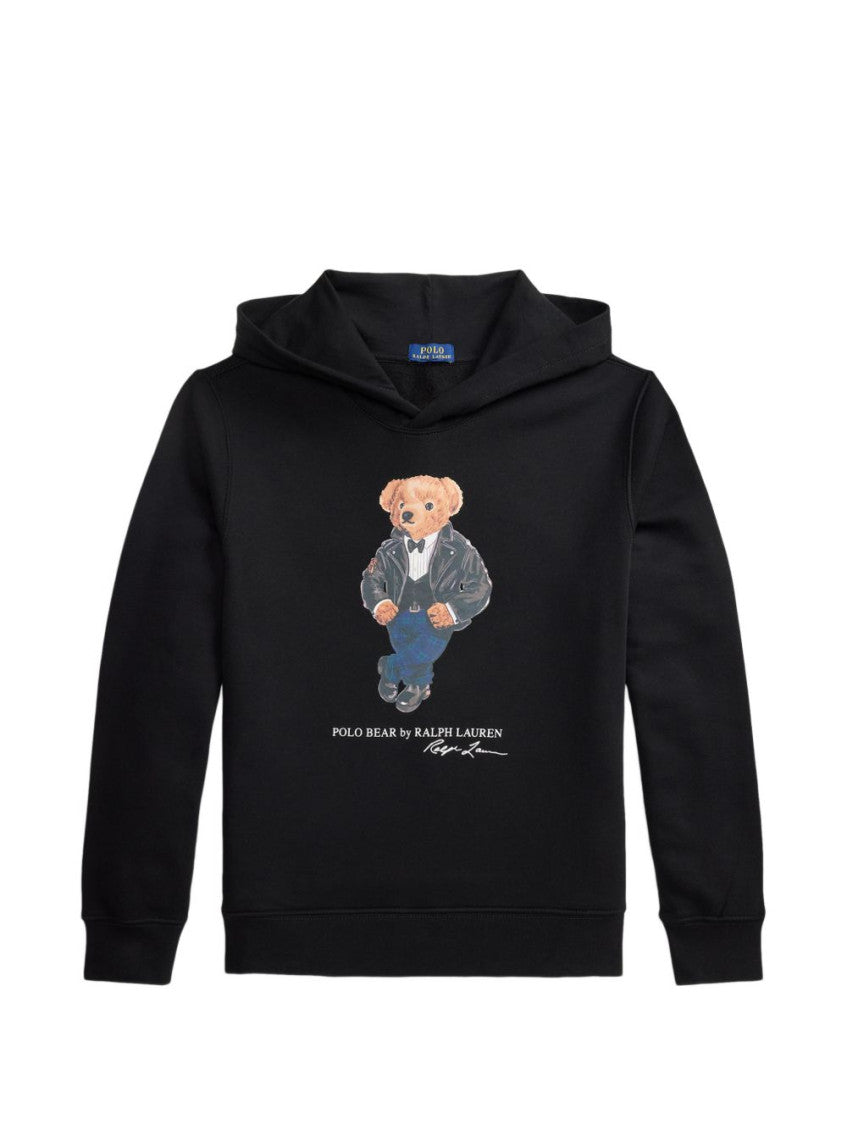 Boys Black Graphic Hoodie 1