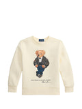 Boys White Graphic Sweatshirt 1