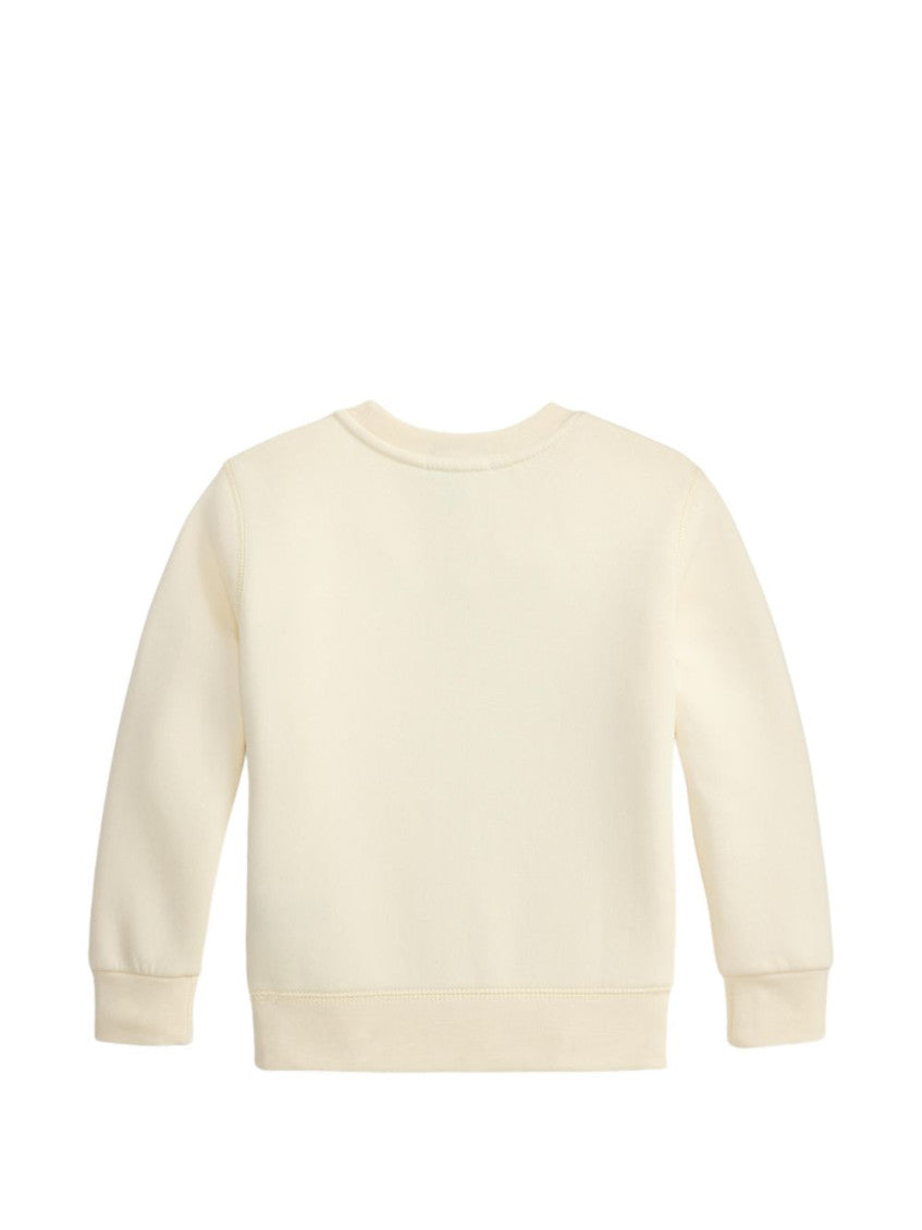 Boys White Graphic Sweatshirt 2