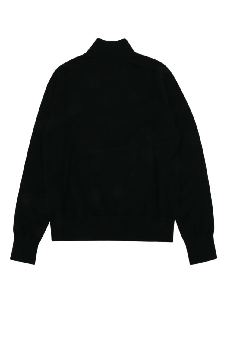 Kids Black Solid Sweater 2