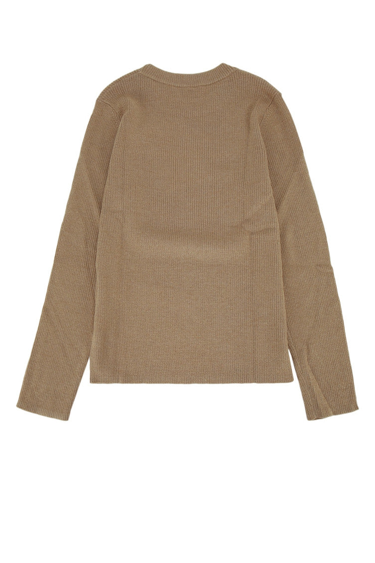 Kids Beige Logo Sweater 2