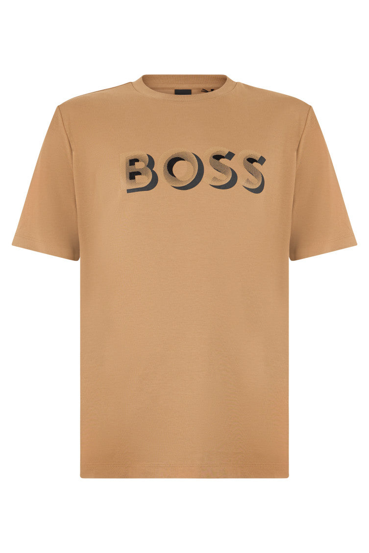 Light Brown Logo T-Shirt 1
