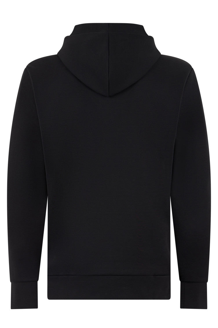 Black Regular Logo Hoodie 2