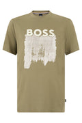 Khaki Crew Neck T-Shirt 1