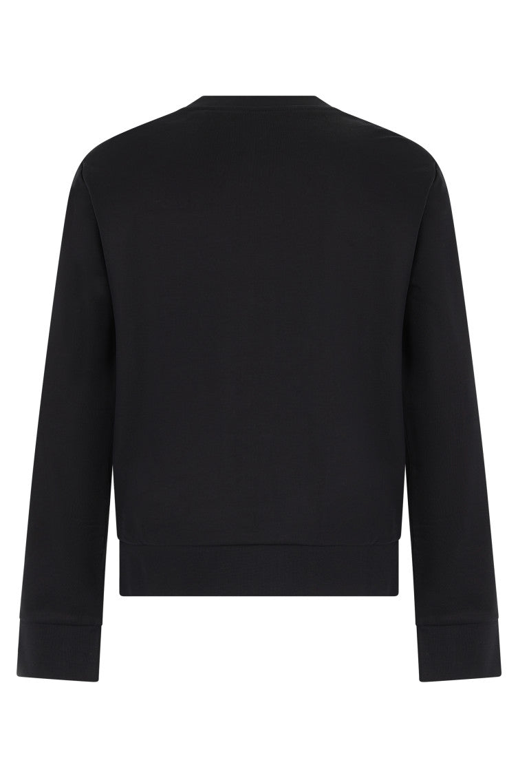 Black Crew Neck Sweatshirt 2