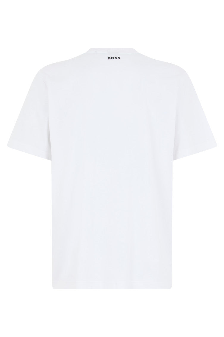 White Crew Neck T-Shirt 2